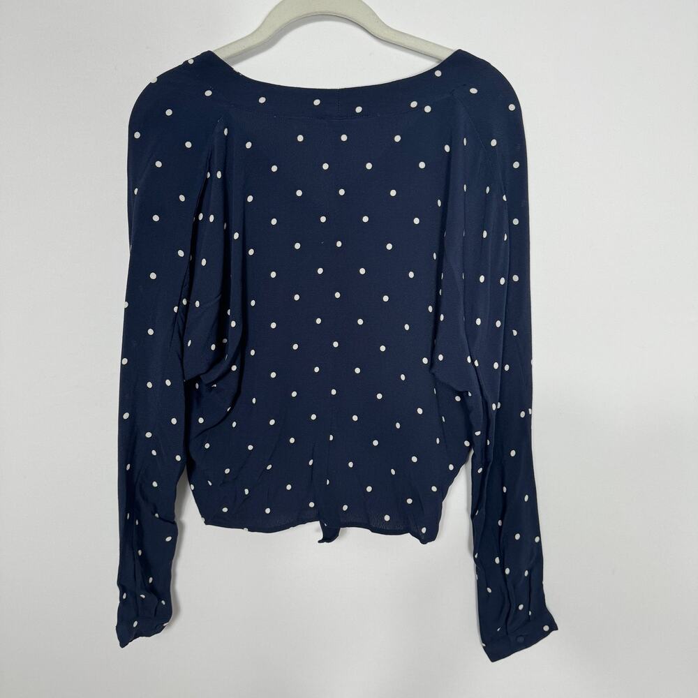 Rails Sloane Button Down Polka Dot Top Size M - image 8